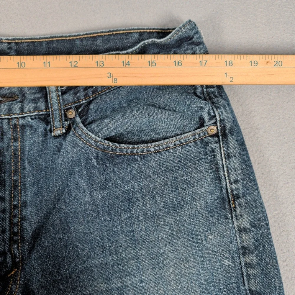 Levi's‎ 514 Jeans Mens 36x29 Blue Straight Fit Denim Casual Classic Workwear